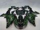 Acquista Carena Moto Kawasaki ZX10R 2006-2007 - Nero Lucido Verde Fiamma