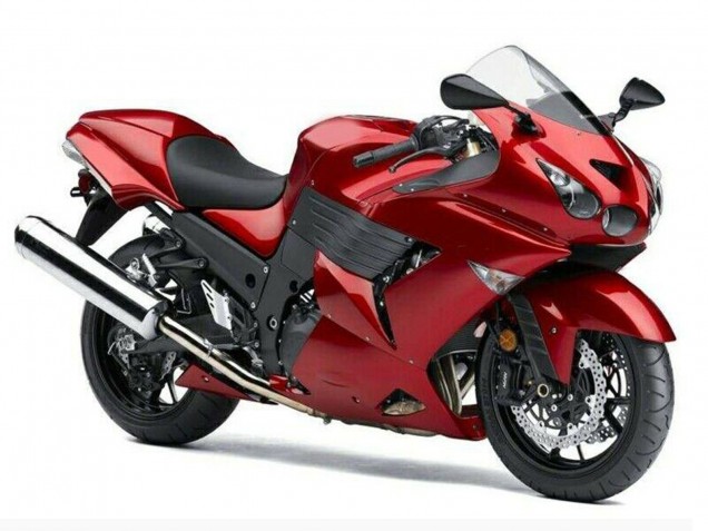 Acquista Carena Moto Kawasaki ZX14R ZZR1400 2006-2011 - Rosso