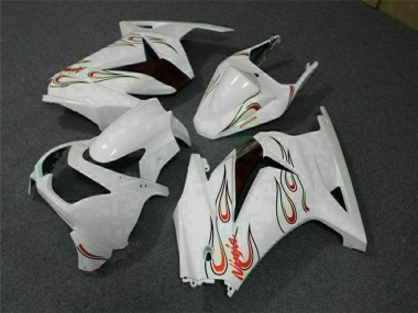 Acquista Carena Moto Kawasaki EX250 2008-2012 - Bianco Rosso