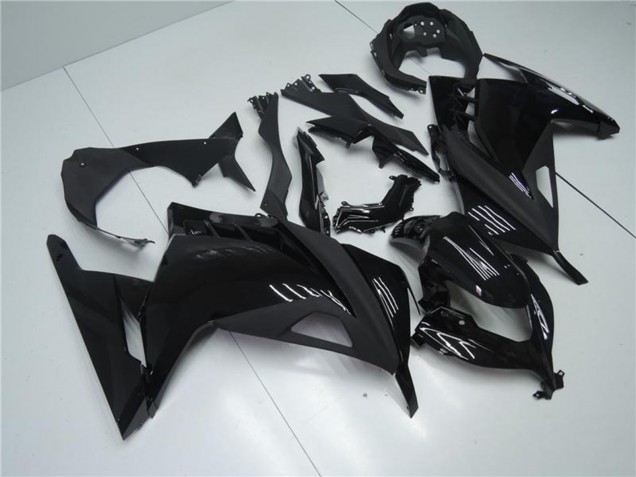 Acquista Carena Moto Kawasaki Ninja 300 EX300R 2013-2024 - Nero Lucido Nero Opaco