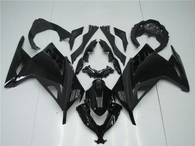 Acquista Carena Moto Kawasaki Ninja 300 EX300R 2013-2024 - Nero Lucido Nero Opaco