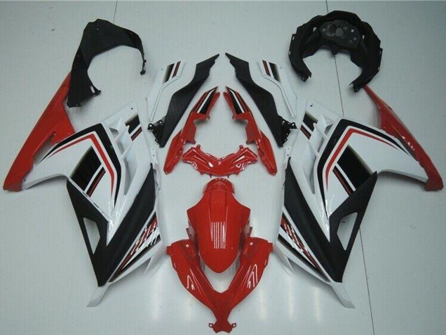Acquista Carena Moto Kawasaki Ninja 300 EX300R 2013-2024 - Bianco Rosso Nero