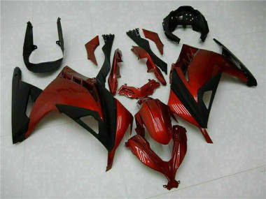 Acquista Carena Moto Kawasaki Ninja 300 EX300R 2013-2024 - Rosso Nero