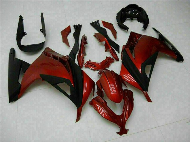 Acquista Carena Moto Kawasaki Ninja 300 EX300R 2013-2024 - Rosso Nero