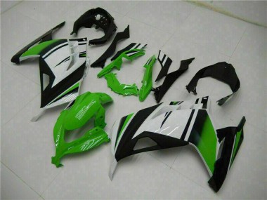 Acquista Carena Moto Kawasaki Ninja 300 EX300R 2013-2024 - Bianco Verde Nero