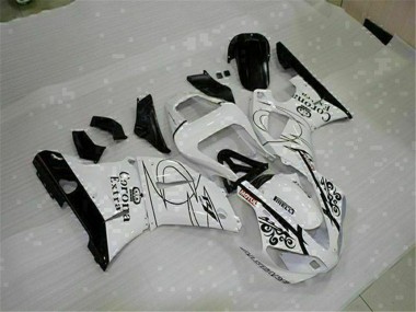 Acquista Carena Moto Yamaha YZF R1 2000-2001 - Bianco Nero Corona Extra