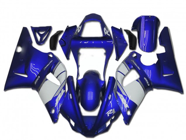 Acquista Carena Moto Yamaha YZF R1 2000-2001 - Blu Bianco