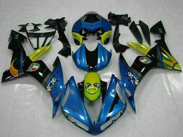 Acquista Carena Moto Yamaha YZF R1 2004-2006 - Blu Giallo Squalo