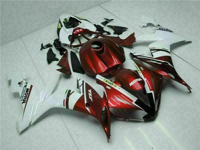 Acquista Carena Moto Yamaha YZF R1 2004-2006 - Bianco Rosso Giallo Motul 46