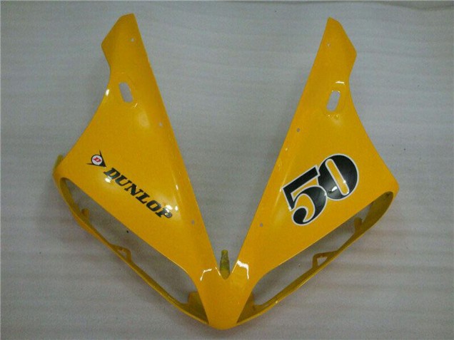 Acquista Carena Moto Yamaha YZF R1 2004-2006 - Giallo Nero Lucido Dunlop 50