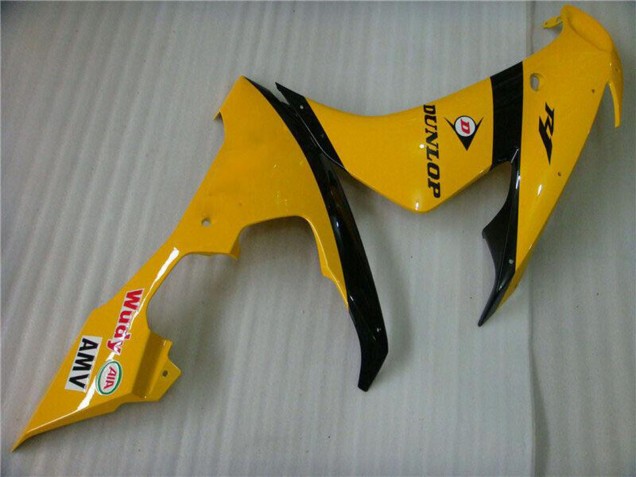 Acquista Carena Moto Yamaha YZF R1 2004-2006 - Giallo Nero Lucido Dunlop 50