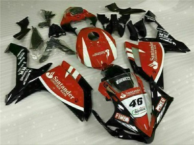 Acquista Carena Moto Yamaha YZF R1 2007-2008 - Rosso Bianco Nero Fimer Santander 46