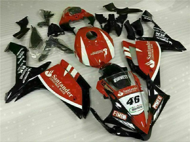 Acquista Carena Moto Yamaha YZF R1 2007-2008 - Rosso Bianco Nero Fimer Santander 46