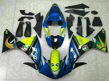 Acquista Carena Moto Yamaha YZF R1 2009-2011 - Blu Giallo Squalo