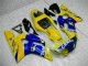 Acquista Carena Moto Yamaha YZF R6 1998-2002 - Giallo Blu Bianco Cammello Motul