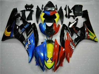 Acquista Carena Moto Yamaha YZF R6 2006-2007 - Giallo Blu Rosso Nero Lucido Squalo
