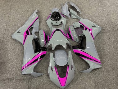 Acquista Carene Moto Honda CBR1000RR 2017-2023 - Nardo Grigio Rosa Banda