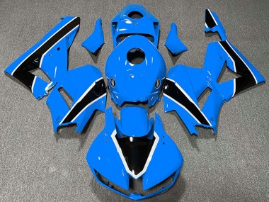 Acquista Carene Moto Honda CBR600RR 2013-2023 - Azzurro Chiaro Bianco Nero Lucido