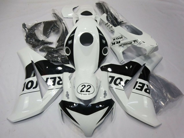 Acquista Carene Moto Honda CBR1000RR 2008-2011 - Bianco Nero Lucido Repsol 22