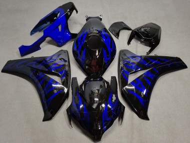 Acquista Carene Moto Honda CBR1000RR 2008-2011 - Nero Lucido Blu Fiamma