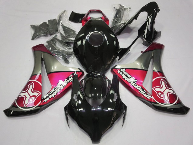 Acquista Carene Moto Honda CBR1000RR 2008-2011 - Rosa Grigio Nero Lucido