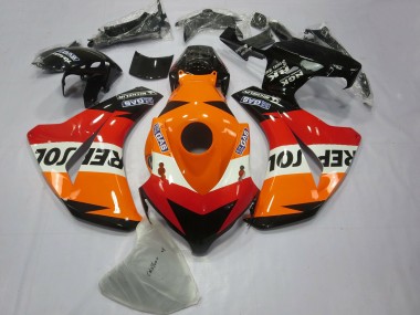 Acquista Kit Carene Moto ABS Honda CBR1000RR 2008-2011 - Arancia Bianco Rosso Nero Lucido Repsol