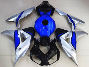 Acquista Carene Moto Honda CBR1000RR 2006-2007 - Argento Blu Nero Lucido