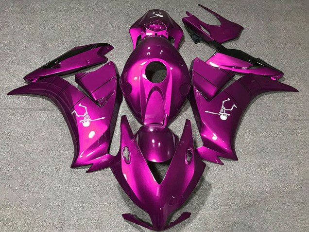 Acquista Carene Moto Honda CBR1000RR 2012-2016 - Rosa Profondo Nero Lucido