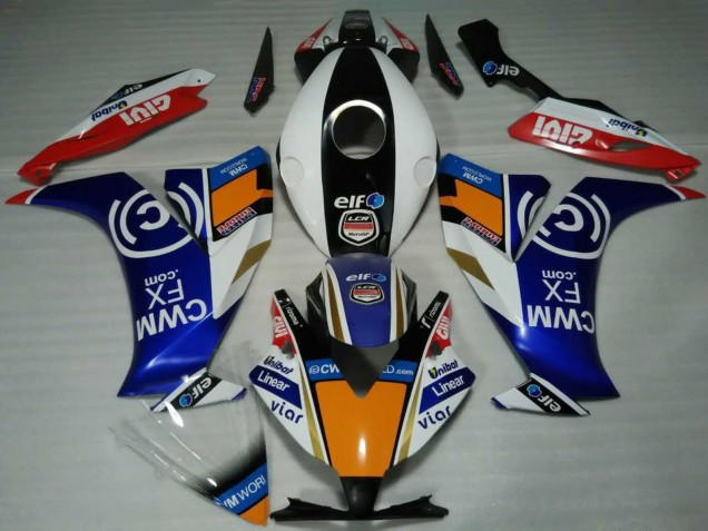 Acquista Carene Moto Honda CBR1000RR 2012-2016 - Bianco Blu Arancia Rosso Nero Elf