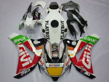 Acquista Carene Moto Honda CBR1000RR 2008-2011 - Bianco Rosso Giallo Verde Nero Givi Playboy