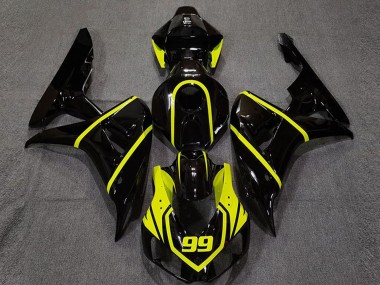 Acquista Carena Moto Honda CBR1000RR 2006-2007 - Nero Lucido Alta Visibilità Giallo 99