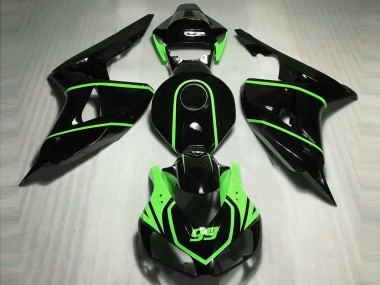 Acquista Carene Moto Honda CBR1000RR 2006-2007 - Nero Lucido Alta Visibilità Verde