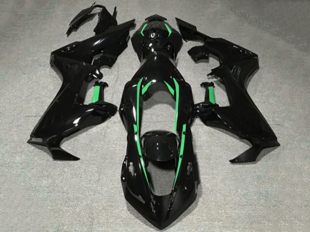 Acquista Carene Moto Honda CBR1000RR 2017-2023 - Nero Lucido Verde Foresta Linea