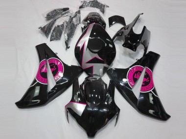 Acquista Carene Moto Honda CBR1000RR 2008-2011 - Argento Rosa Nero Lucido