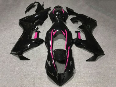 Acquista Carene Moto Honda CBR1000RR 2017-2023 - Nero Lucido Rosa Linea