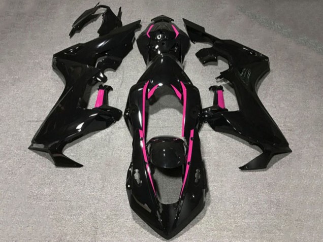 Acquista Carene Moto Honda CBR1000RR 2017-2023 - Nero Lucido Rosa Linea