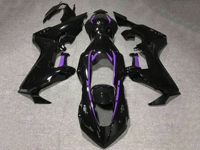Acquista Carene Moto Honda CBR1000RR 2017-2023 - Nero Lucido Viola Linea