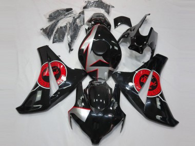 Acquista Carene Moto Honda CBR1000RR 2008-2011 - Argento Rosso Nero Lucido