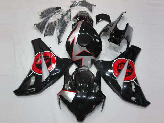 Acquista Carene Moto Honda CBR1000RR 2008-2011 - Argento Rosso Nero Lucido