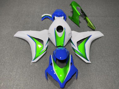 Acquista Carene Moto Honda CBR1000RR 2008-2011 - Bianco Verde Blu