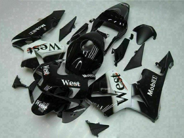 Acquista Carena Moto Honda CBR600RR 2003-2004 - Nero Lucido Bianco West Mobil