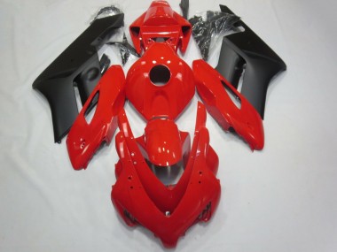 Acquista Carene Moto Honda CBR1000RR 2004-2005 - Rosso Nero Opaco