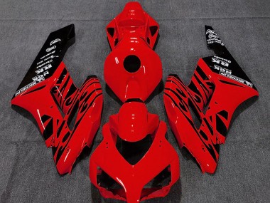 Acquista Carene Moto Honda CBR1000RR 2004-2005 - Rosso Nero Lucido Fiamma