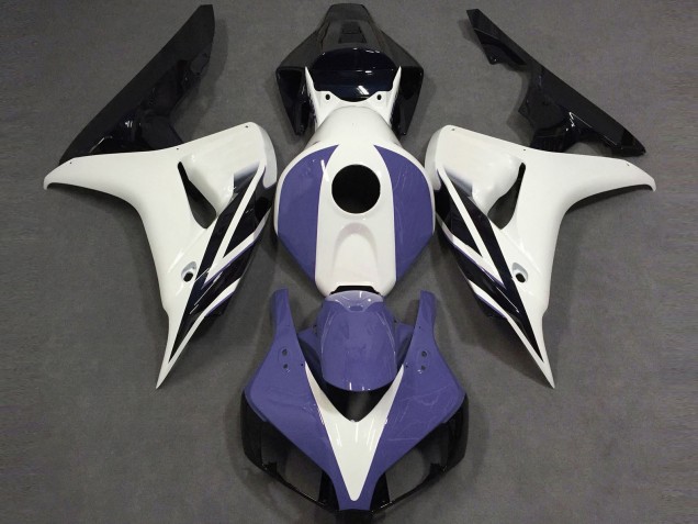 Acquista Carene Moto Honda CBR1000RR 2006-2007 - Bianco Blu Nero Lucido