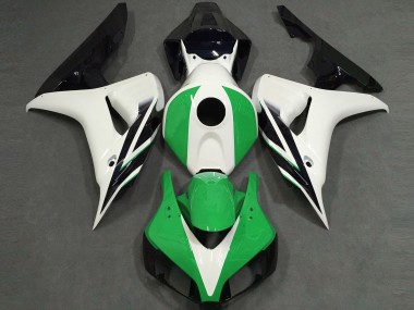 Acquista Carene Moto Honda CBR1000RR 2006-2007 - Bianco Verde Nero Lucido