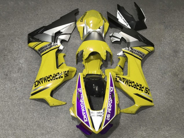 Acquista Carene Moto Honda CBR1000RR 2017-2023 - Giallo Viola Bianco Argento Nero Opaco DSI Performance