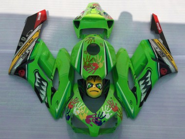 Acquista Carene Moto Honda CBR1000RR 2004-2005 - Verde Giallo Nero Rosso Squalo