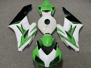 Acquista Carene Moto Honda CBR1000RR 2004-2005 - Bianco Verde Nero Lucido