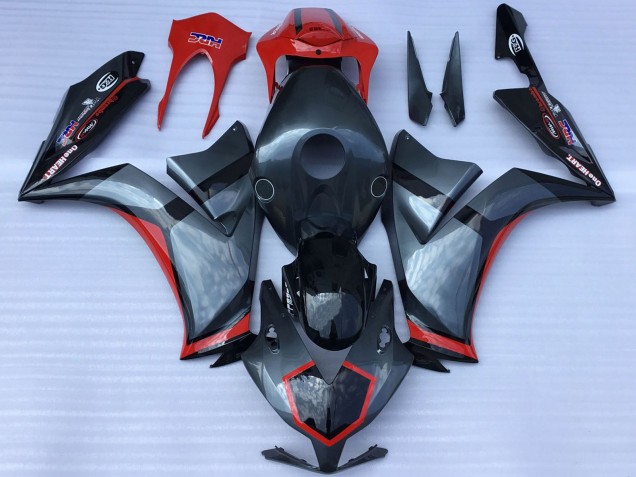 Acquista Carene Moto Honda CBR1000RR 2012-2016 - Grigio Rosso Nero Lucido Stile di Corsa