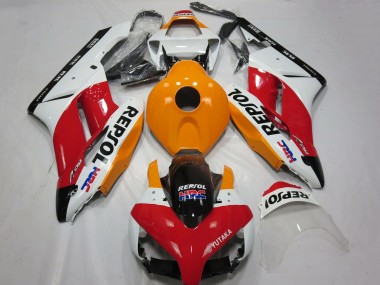 Acquista Carena Moto Honda CBR1000RR 2004-2005 - Bianco Arancia Rosso Nero Lucido Repsol HRC